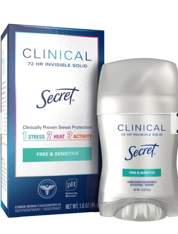 Antiperspirant with stress protection