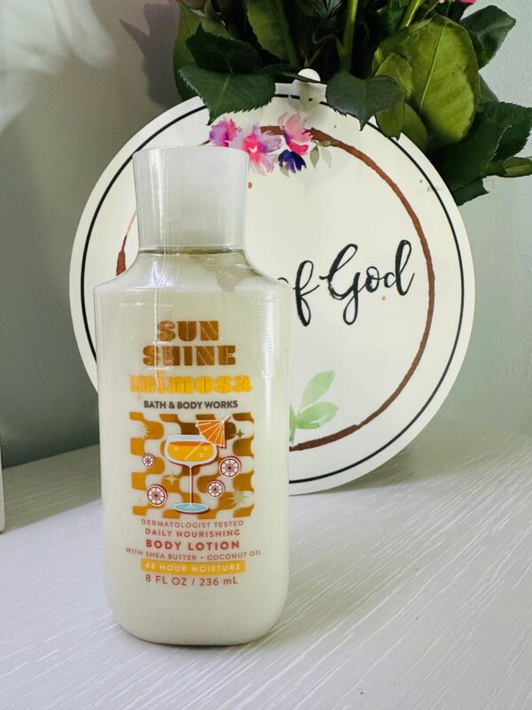 Lotion bottle on wooden table
