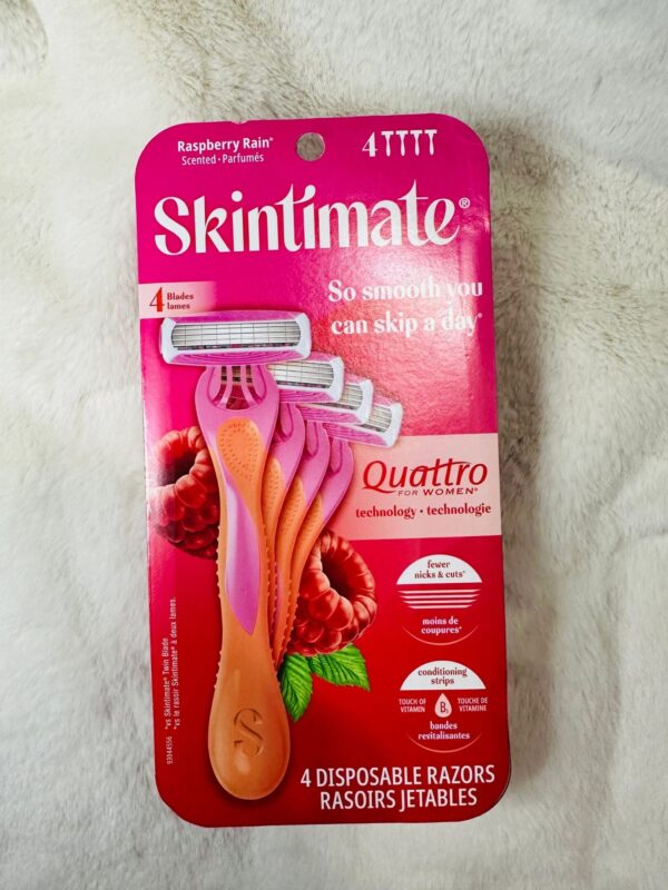 Skintimate Quattro razors packaging