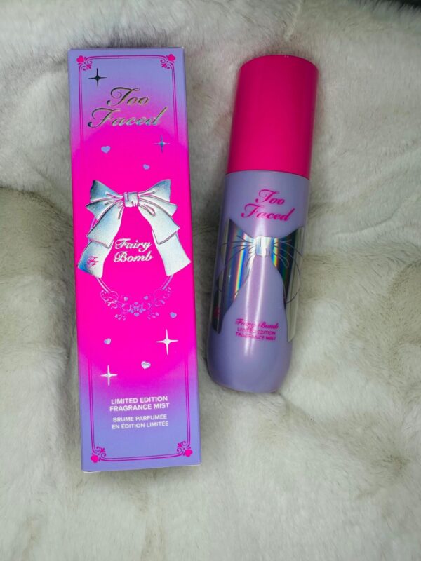 Limited edition perfume on soft fabric