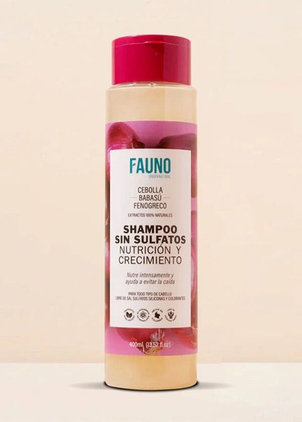Fauno shampoo for hair growth and nutrition