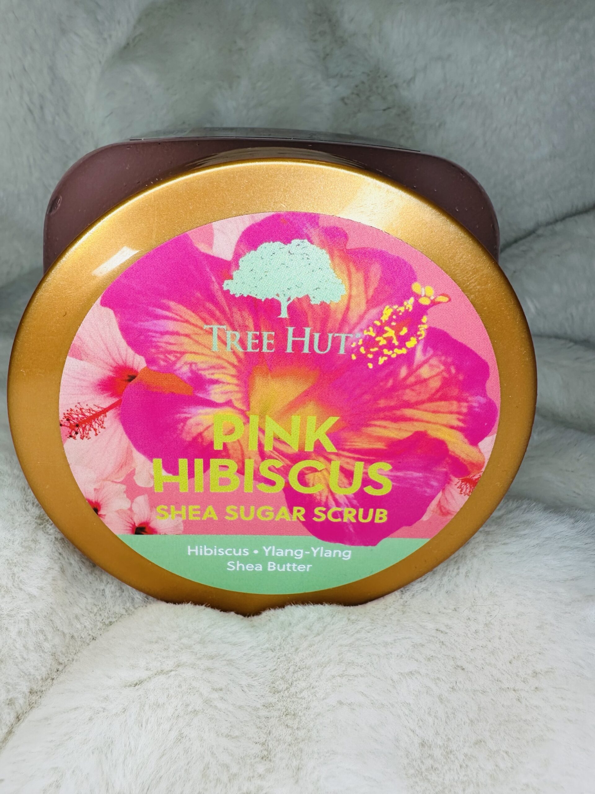 Pink Hibiscus Shea Sugar Body Scrub - Image 3