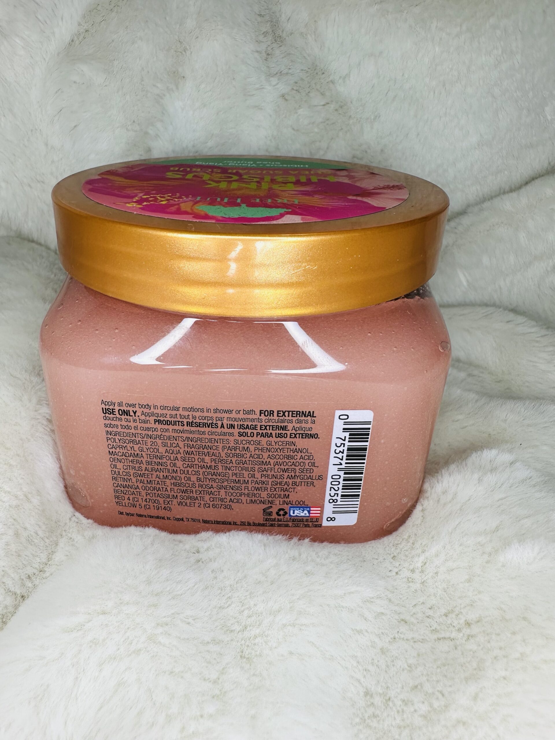 Pink Hibiscus Shea Sugar Body Scrub - Image 2