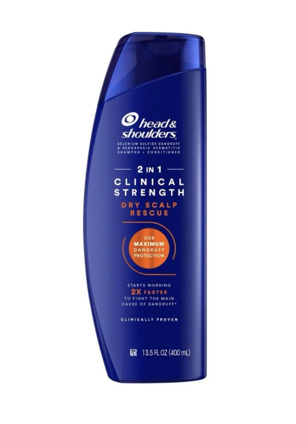 Head & Shoulders Clinical Strength Dry Scalp Rescue 2-in-1 Shampoo & Conditioner, 13.5 OZ