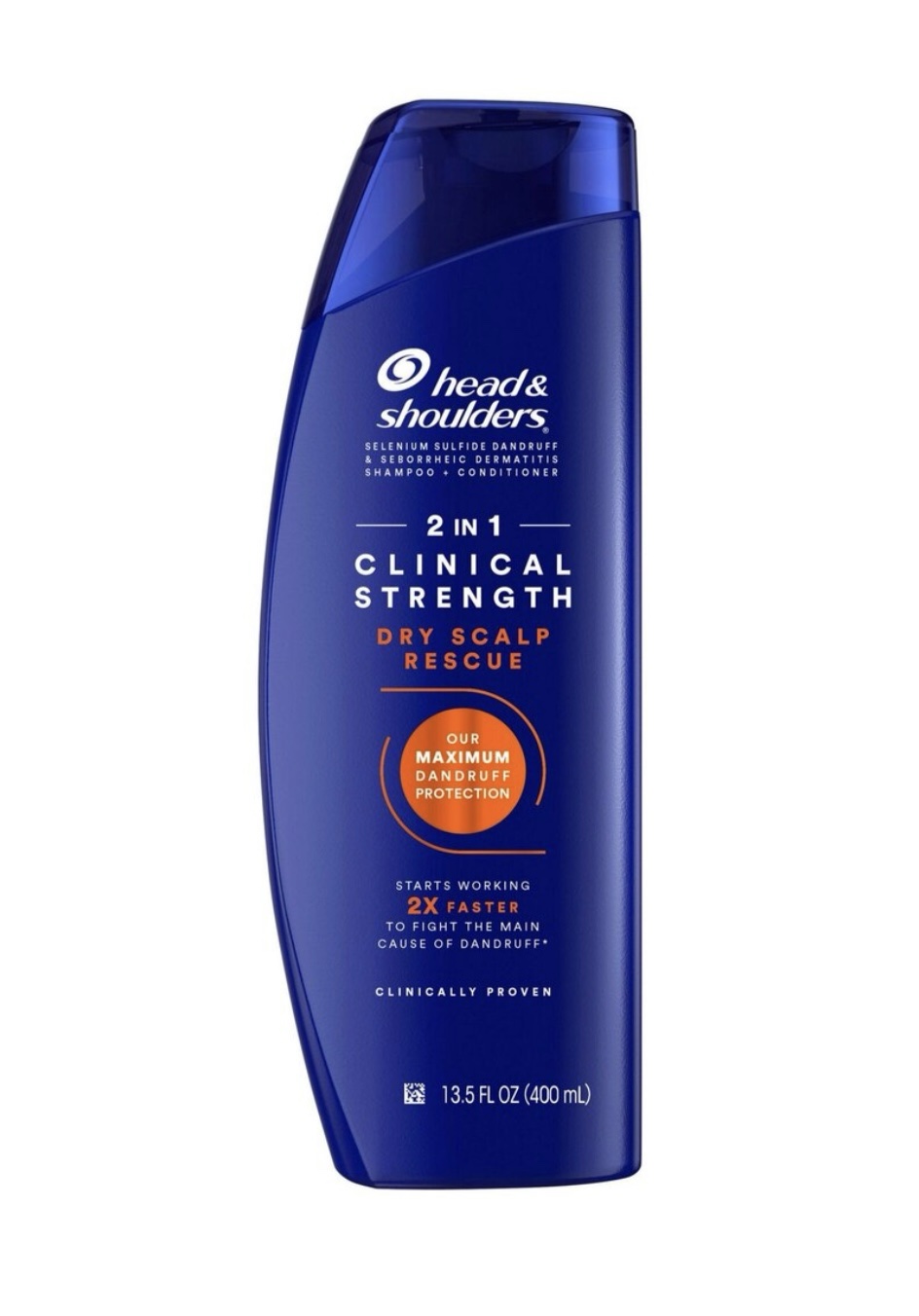 Head & Shoulders Clinical Strength Dry Scalp Rescue 2-in-1 Shampoo & Conditioner, 13.5 OZ