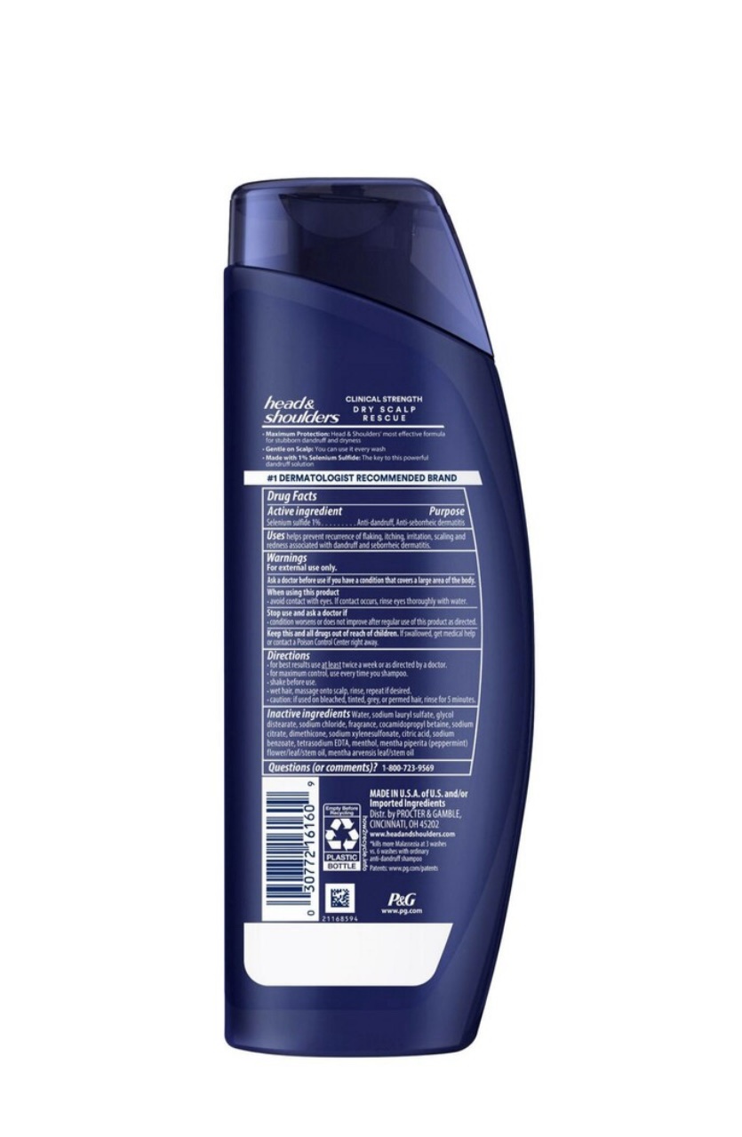 Head & Shoulders Clinical Strength Dry Scalp Rescue 2-in-1 Shampoo & Conditioner, 13.5 OZ - Image 2