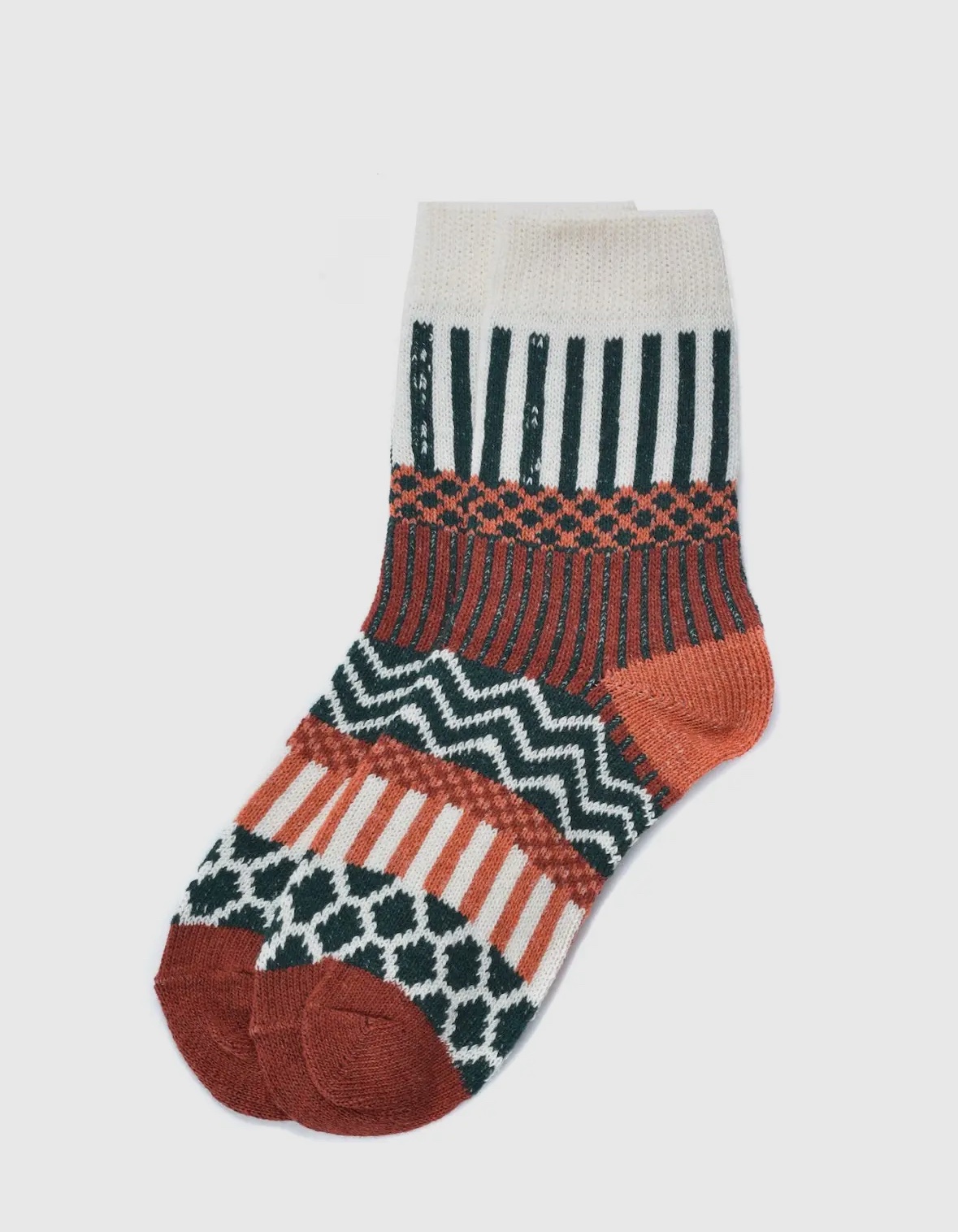 Rufia - 5 Pairs Bohemian Wool-Blend Socks Set - Image 4