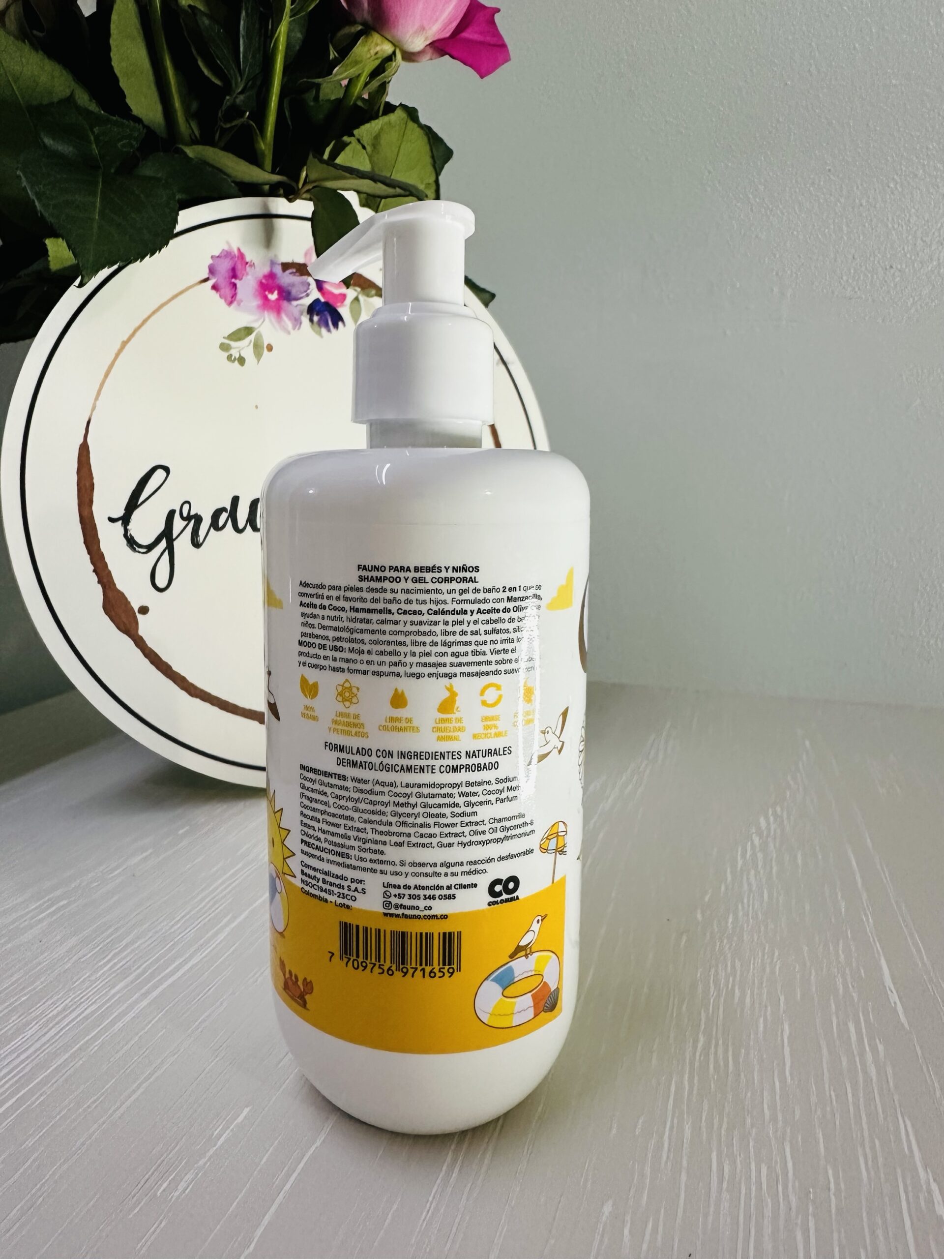 Fauno Shampoo & body wash for girl - Image 2