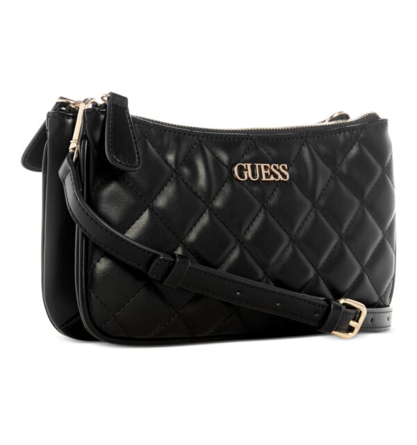 GUESS Tinsley Quilted Three Compartment Crossbody