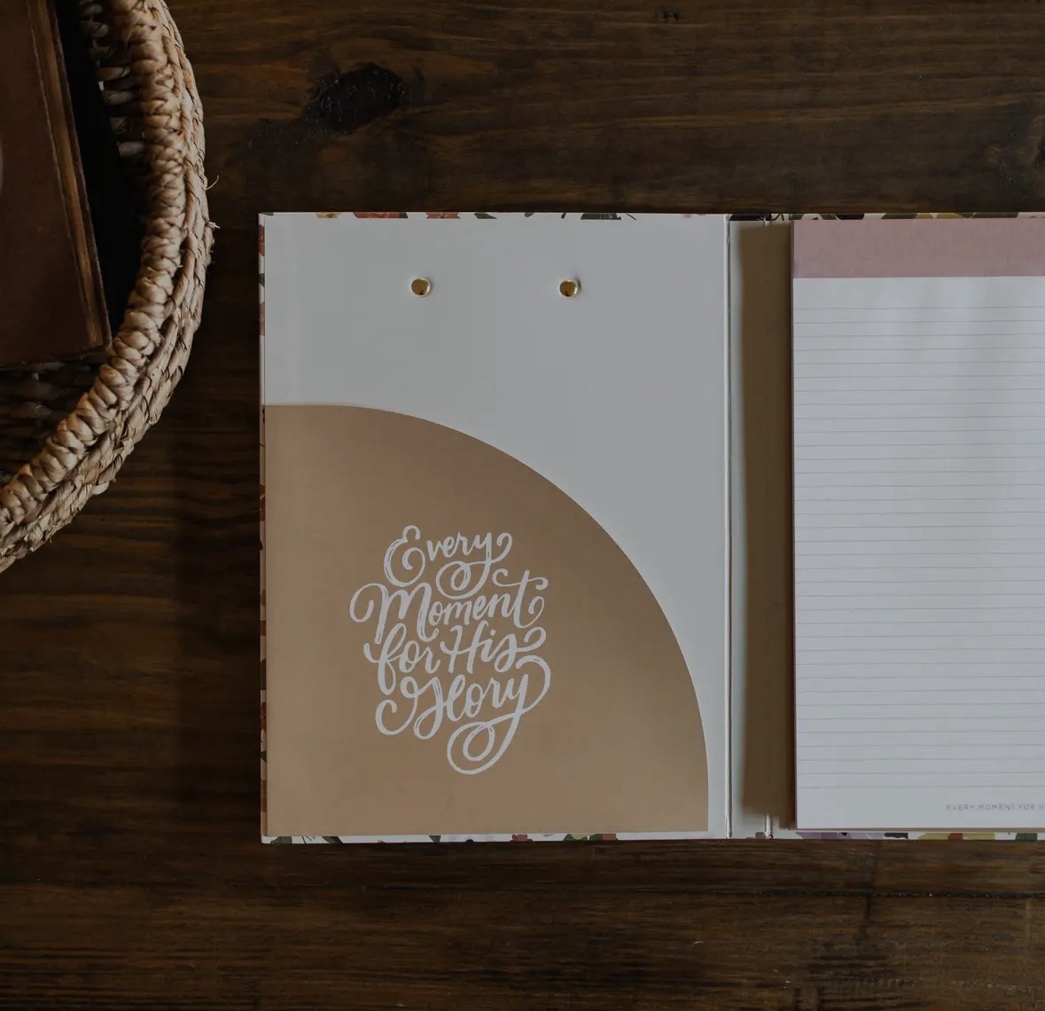 The Daily Grace Co - Magnolia Floral Padfolio - Image 2