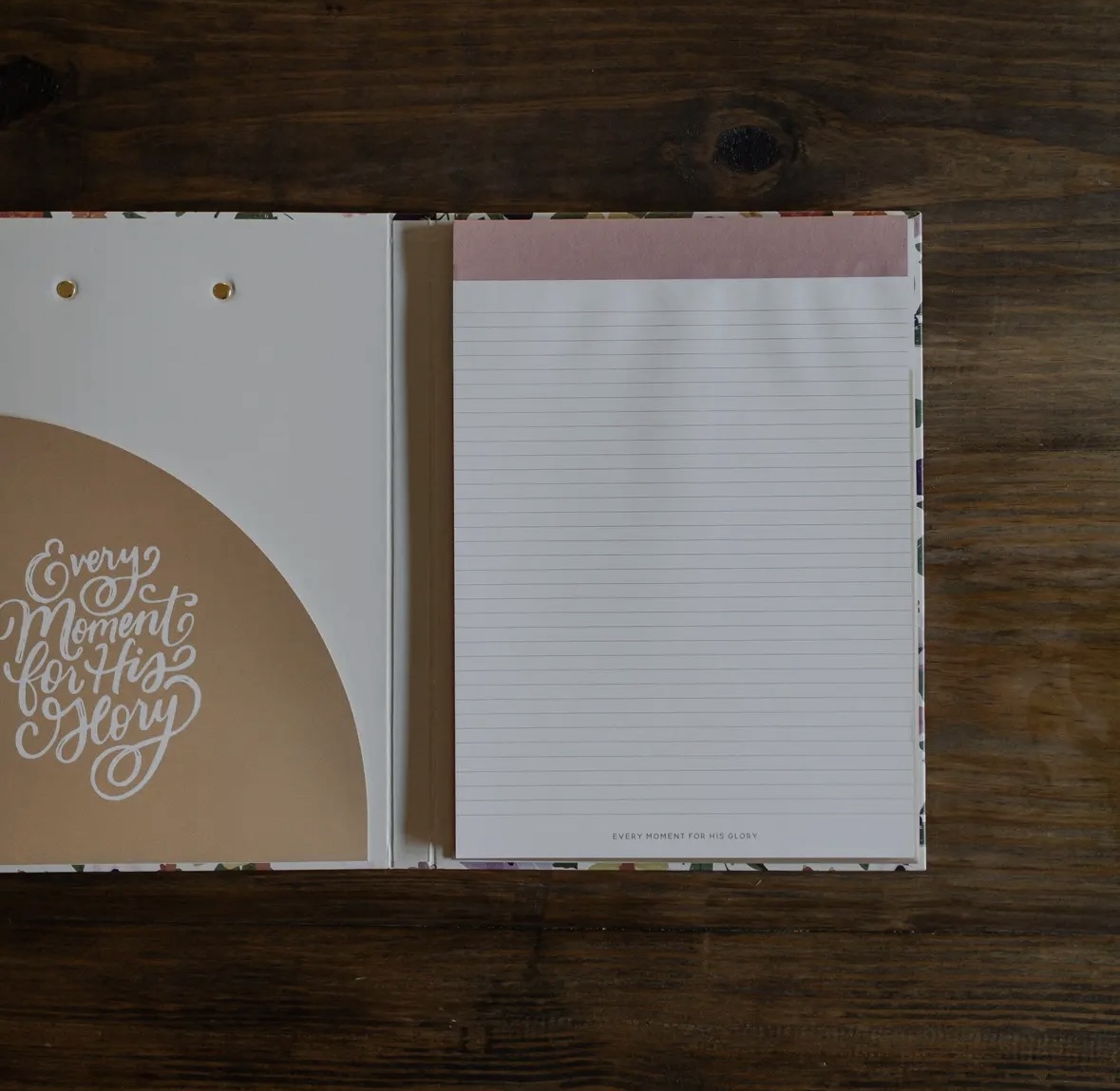 The Daily Grace Co - Magnolia Floral Padfolio - Image 3