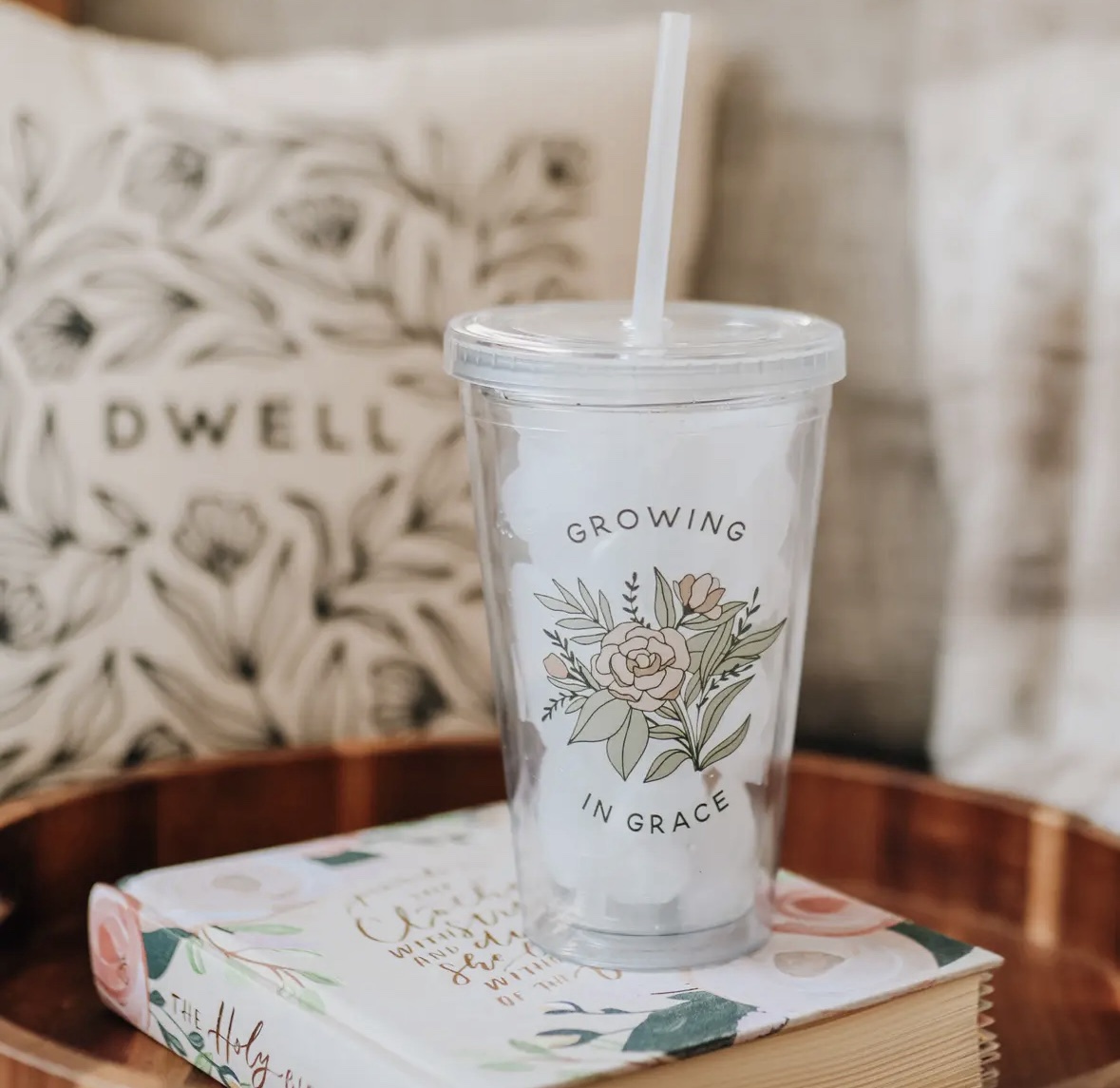 The Daily Grace Co - Growing in Grace Tumbler - Image 2