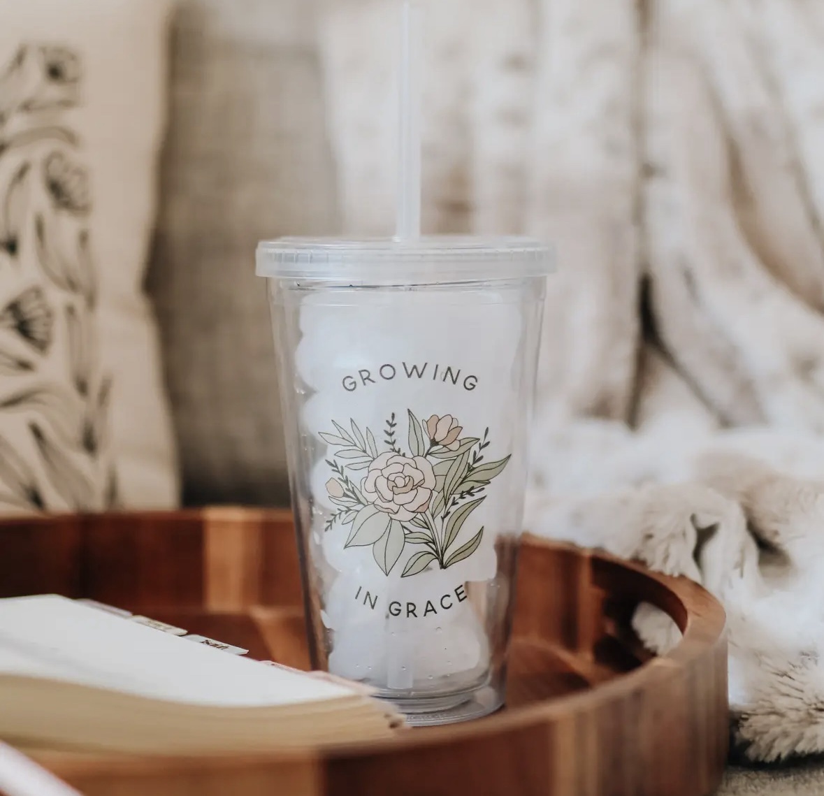 The Daily Grace Co - Growing in Grace Tumbler - Image 3