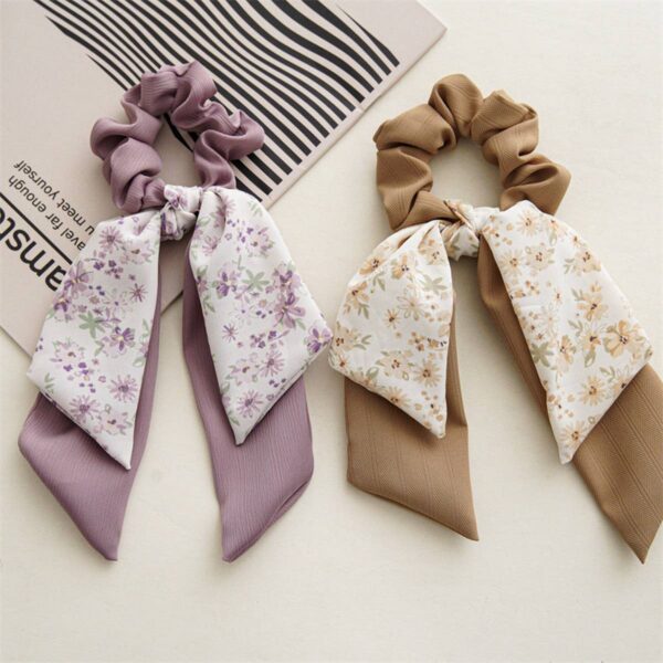 New style double-layered bow hair tie