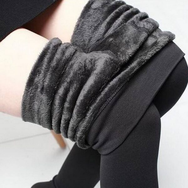 Plus Size Fleece Thermal Stirrup Leggings – Winter
