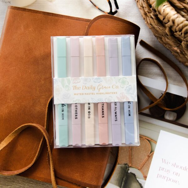 The Daily Grace Co - Muted Pastel Highlighter Set
