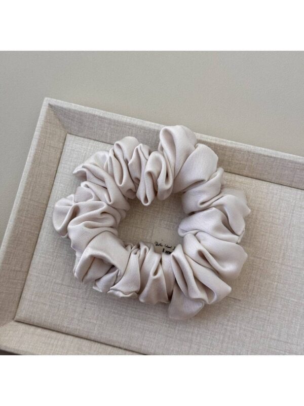 Versatile Ruched Satin Hair Scrunchies
