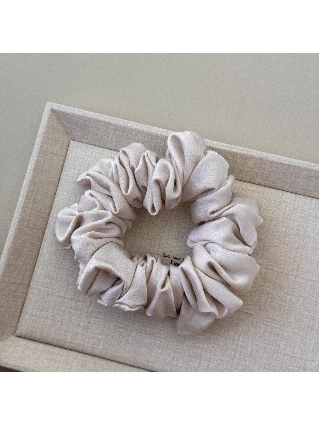 Versatile Ruched Satin Hair Scrunchies
